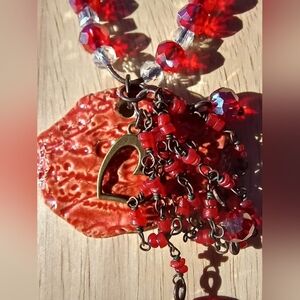 Artist Made Porcelain Necklace